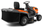Tondeuse autoportée Husqvarna TC 112 – Réglage hauteur de coupe par ressort – Image 3