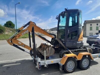 Mini pelle CASE CX26C 2.5T moteur Kubota D1305 – Travaux agricoles et TP