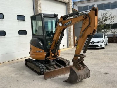 Mini pelle CASE CX30B 2.8T moteur Yanmar – Cabine avec porte coulissante