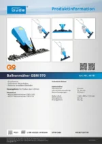 Güde GBM 970 – Faucheuse à Barre de Coupe 970 mm – Motoculteur GME 6,5 CV – Image 7