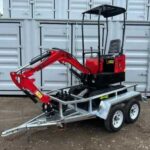 JPC HT 12 – Mini-Pelle Diesel 1,2 T avec Remorque