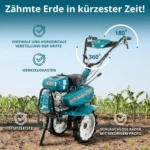 Könner & Söhnen KS 7HP-950S – Motoculteur Essence 7 CV – Largeur 108 cm – Image 5